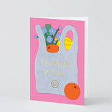 Thank You Shopping Bag Greetings Card