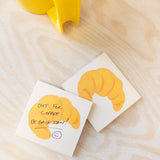 Croissant Sticky Notes