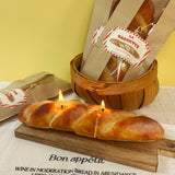 French Baguette Candle