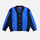 Blue Stripe Cardigan  - Milk Teeth