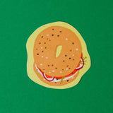 Lox Bagel Vinyl Sticker
