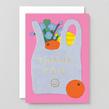 Thank You Shopping Bag Greetings Card
