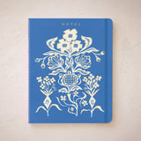 Blue Flower Bouquet Seedlings Sewn Trio Notebook Set