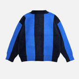 Blue Stripe Cardigan  - Milk Teeth