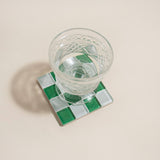 GLASS TILE COASTER - Key Lime Pie Milk Chocolate