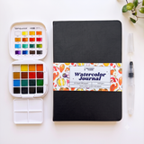Artist Grade Watercolor Journal – 100% Cotton Cold Press Paper, 300 GSM (24 Sheets / 48 Pages)