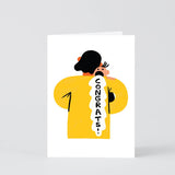 Congrats Barf Greetings Card