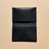 Passport Wallet - Black Leather