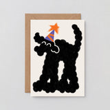 Dog Birthday Embossed Greeting Card