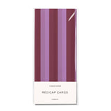 Eggplant and Lilac Stripes tissue paper