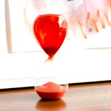 Desktop Mini Hourglass - 5 minutes - Poppy
