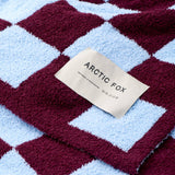The Teddy Throw - 100% Recycled - Blue Check