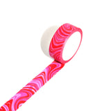 "Fruit Punch" Y2K Groovy Pink Marble Stationery Washi Tape