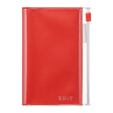 EDiT B7 Grid Notebook with PVC Cover & Zipper Pocket