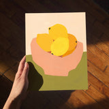 Lemons in Bowl Print