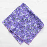 Vintage Floral Cotton Scarf