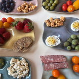 Ceramic Snack Plate (Four Wells)