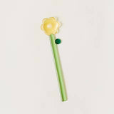 Flower Shape Glass Stirring Spoon