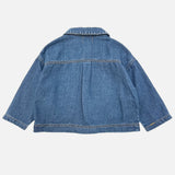 STRIPE POCKET CHORE COAT  - Milk Teeth