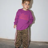 Leopard Technical Track Pants - Milk Teeth