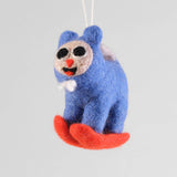'Eddie' Hanging Felt Ornament