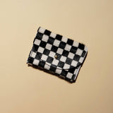 Cardholder - Checkered Hair on Hide