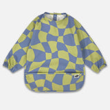 Green Checkers Smock Bib - Milk Teeth
