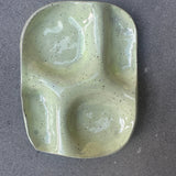 Ceramic Snack Plate (Four Wells)