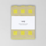 Squares Woven Terry Tea Towel – Oat/Yellow