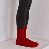 The Everyday Socks - 100% Bamboo - Red - FW25