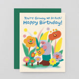 Growing Up Fast Birthday Kids Birthday Greetings Card