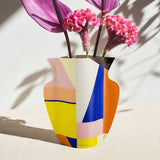 OCTAEVO Bazaar Mini Paper Vase, Flower Vase & Card Set