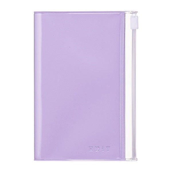 EDiT B7 Grid Notebook with PVC Cover & Zipper Pocket