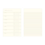 Grid Undated Weekly Planner Journal