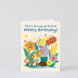 Growing Up Fast Birthday Kids Birthday Greetings Card