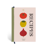 Guided Recipe Journal, A5 Hardcover - Vegetable Medley
