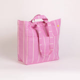 Box Tote - Shirt Stripe