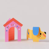 Dog In House Fold Out Kid's Birthday Card