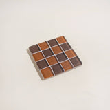 GLASS TILE COASTER - Salted Caramel Dark Chocolate