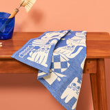 Kitchen Cats Woven Cotton Tea Towel