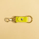 Keychain - Chartreuse Leather