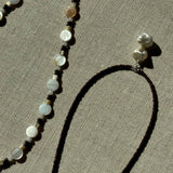 Pearl Collage Necklace - Sea + Pattern