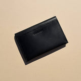 Passport Wallet - Black Leather