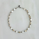 Pearl Collage Necklace - Sea + Pattern