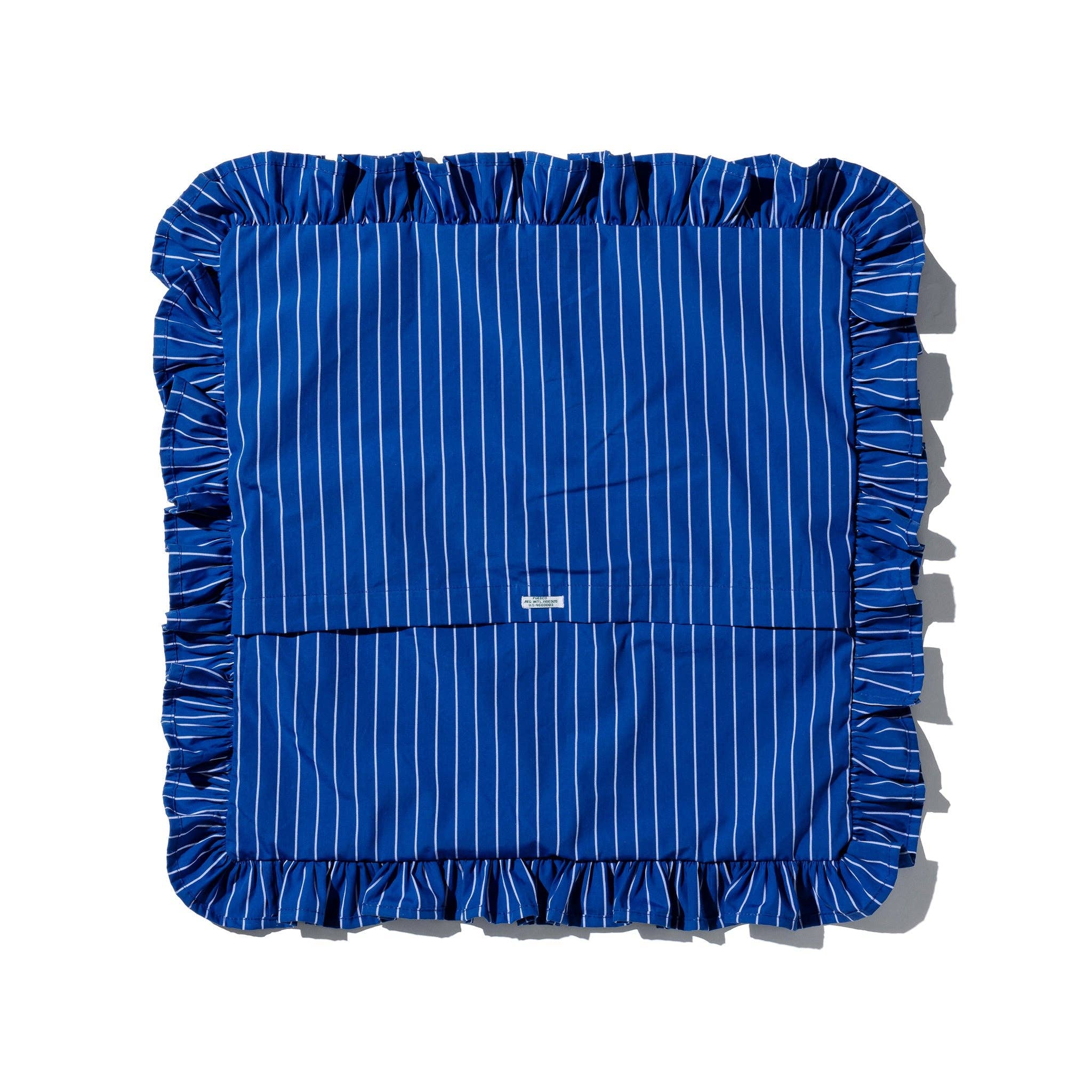 Shirt Fabric Ruffle Cushion Cover