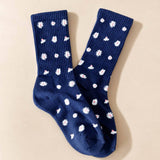 Daisy Dot Crew Socks