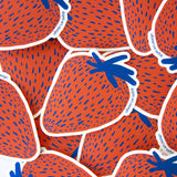 Strawberry sticker