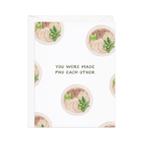 Made Pho Each Other — Asian Food Pun Wedding Card