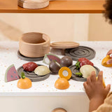 Wooden Fruits Playset
