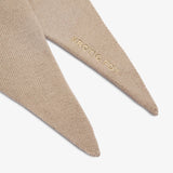 Merino Wool Triangle Scarf - Soft Taupe